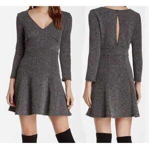 Free People Gray Knit Skirt Dress